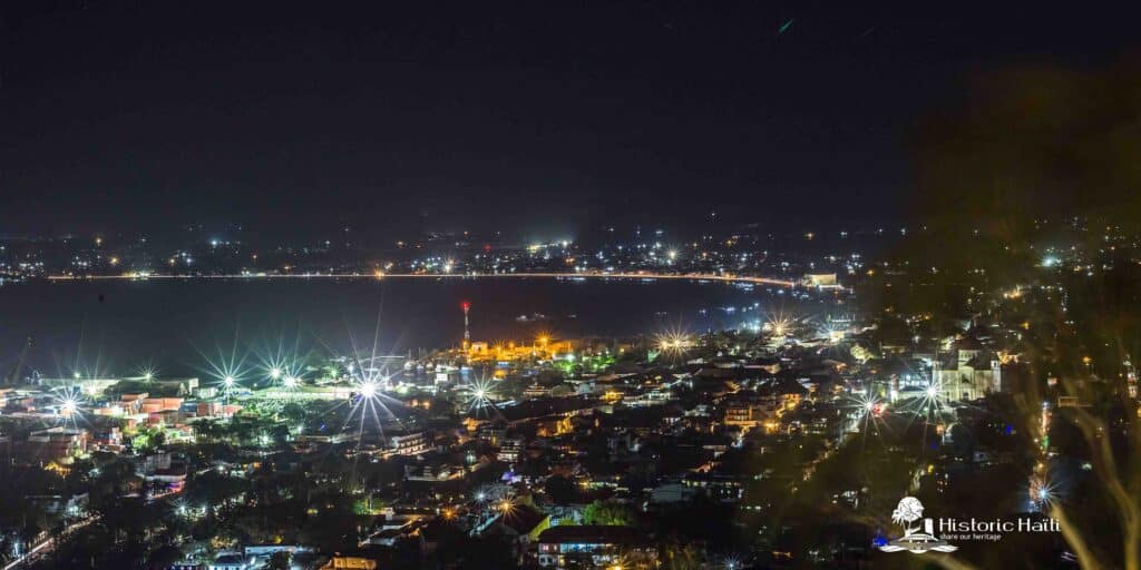 Cap-Haïtien vue de nuit