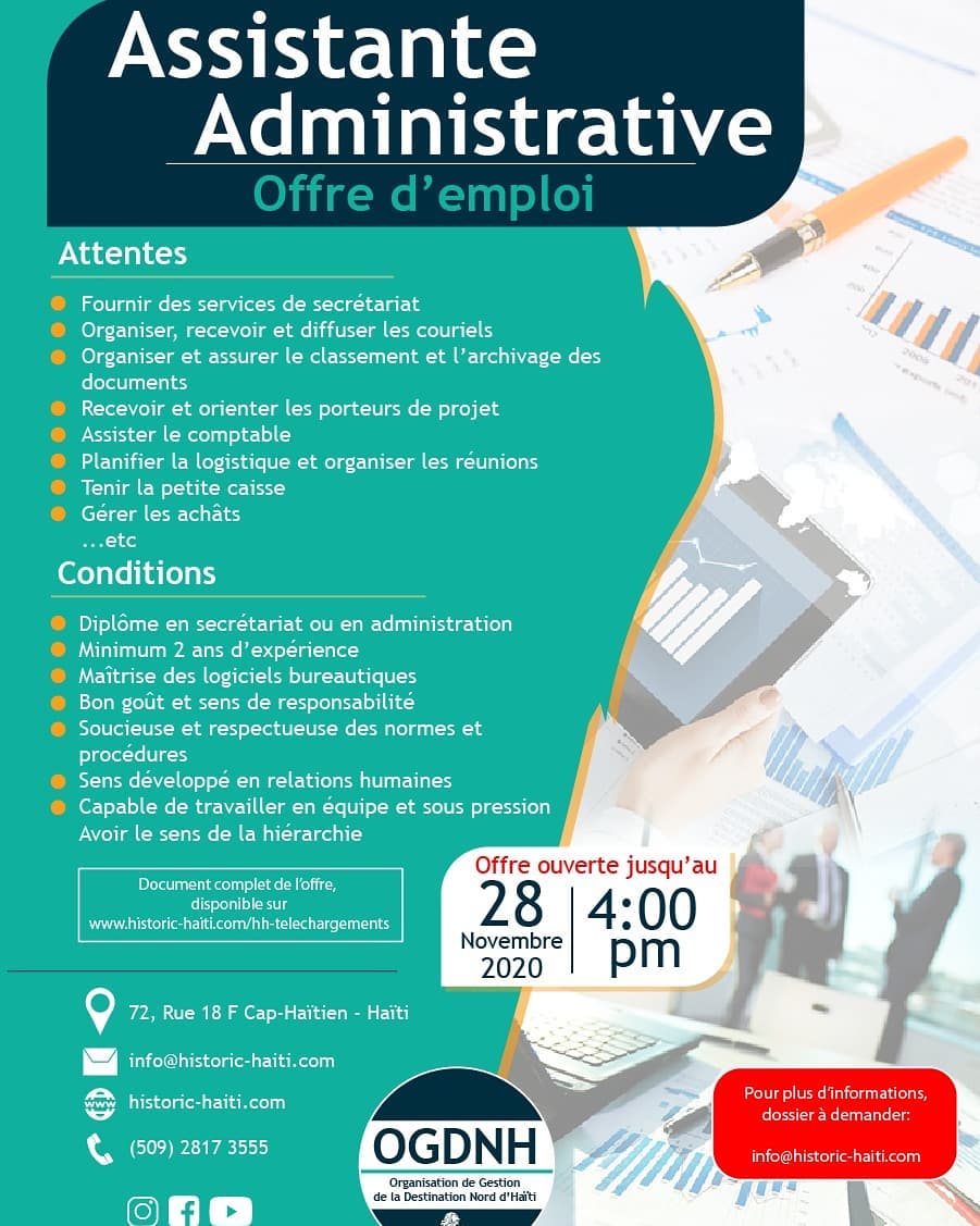2020 09 21 - Appel D_offre Assistante Administrative 2020 09 21 - Appel D_offre Assistante Administrative