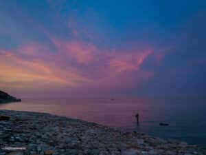 Un couché de soleil au Fort SAINT JOSEPH