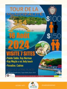 Destination Nord Activites 2024 Aout16 TourDeLaMunicipalite - Historic Haïti - Heritage
