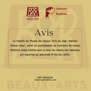 Concours jeunes peintres BozarCap UPDATE1 - Historic Haïti - Heritage