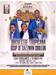 2025 08 15 Aout TROPICANA - Historic Haïti - Heritage